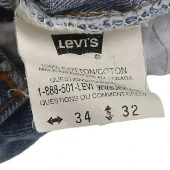 Vintage Levi's Orange  Tab 619 Medium Wash Straight Leg Size 34x32 - Picture 6 of 9